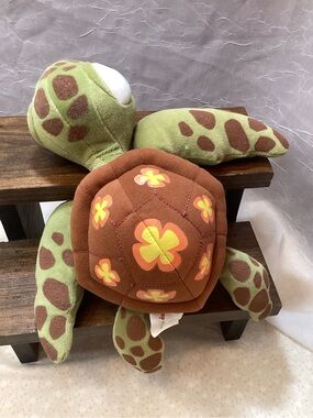 Disney Store Pixar Finding Nemo Squirt Sea Turtle Flower Shell Plush Stuffed Toy